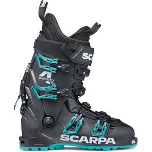 Scarpa - Dames skischoenen - 4-Quattro SL Wmn Black Lagoon voor Dames - Maat 24 - Zwart