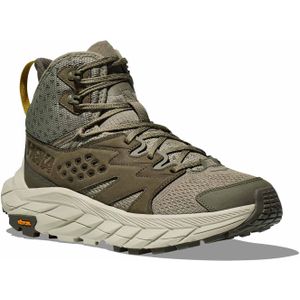 Hoka - Heren wandelschoenen - Anacapa Breeze Mid M Olive Haze / Celadon Tint voor Heren van Gerecycled Polyester - Maat 7.5 - Bruin