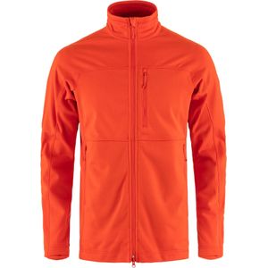 Fjall Raven - Wandel- en bergsportkleding - Abisko Lite Fleece Jacket M Flame Orange voor Heren van Gerecycled Polyester - Maat L - Oranje