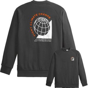 Picture Organic Clothing - Sweatshirts en fleeces - Tocah Crew Black voor Heren van Katoen - Maat L - Zwart