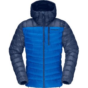 Norrona - Donsjassen - Lyngen Down850 Hood M'S Skydiver voor Heren - Maat XL - Blauw