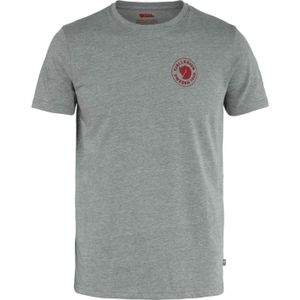 Fjall Raven - T-shirts - 1960 Logo T-shirt M Grey Melange voor Heren van Katoen - Maat M - Grijs