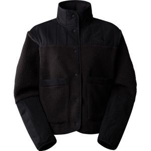 The North Face - Dames sweatshirts en fleeces - W Cragmont Fleece Jacket TNF Black voor Dames - Maat L - Zwart
