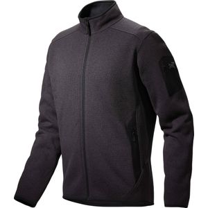 Arc'Teryx - Fleeces - Covert Cardigan M Black Heather II voor Heren van Wol - Maat L - Zwart