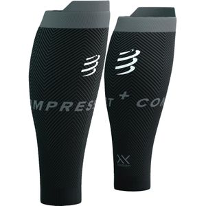 Compressport - Compressiekleding - R2 Oxygen Black/Steel Grey voor Unisex - Maat 2