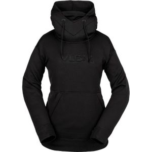 Volcom - Dames fleeces - Riding Hydro Hoodie Black voor Dames - Maat M - Zwart