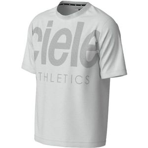 Ciele - Trail / Running kleding - ORTShirt Bold Standard Trooper voor Heren van Katoen - Maat S - Wit