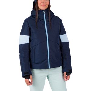 Rossignol - Dames donsjassen - W Wispile Puffy Jacket Dark Navy voor Dames - Maat M - Marine blauw