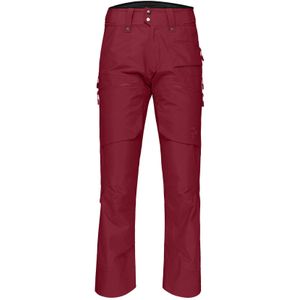 Norrona - Skibroeken - Lofoten Gore-Tex Insulated Pants M Rhubarb voor Heren - Maat S - Rood