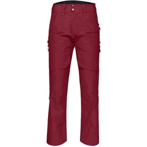 Norrona - Skibroeken - Lofoten Gore-Tex Insulated Pants M Rhubarb voor Heren - Maat S - Rood
