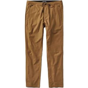 Roark - Broeken - Layover Traveler Pant Dark Khaki voor Heren van Katoen - Maat 28 US - Bruin