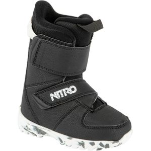 Nitro - Kinder snowboardschoenen - Rover Black White Charcoal voor Unisex - Kindermaat 19.5 - Zwart