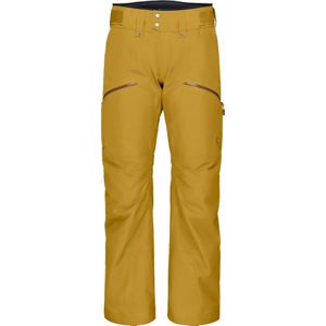 Norrona - Skibroeken - Tamok Gore-Tex Pants M'S Camelflage voor Heren - Maat S - Geel