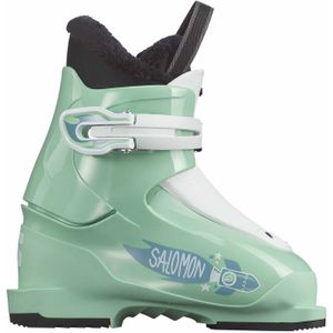 Salomon - Kinder skischoenen - T1 Mint/White/Copen Blue voor Unisex - Kindermaat 15 - Groen