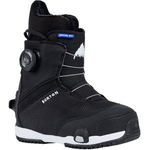 Burton - Kinder snowboardschoenen - Kid Grom Step On Black voor Unisex - Kindermaat 30.5 - Zwart