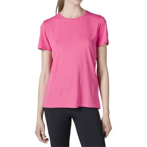 Rossignol - Dames wandel- en bergkleding - W Plain Tee Cerise Pink voor Dames - Maat M - Roze