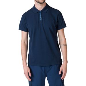 Rossignol - Polo's - Rossi Polo SS Dark Navy voor Heren van Katoen - Maat L - Marine blauw