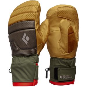 Black Diamond - Skihandschoenen - Progression Mitts Beeswax Walnut voor Unisex - Maat XL - Geel