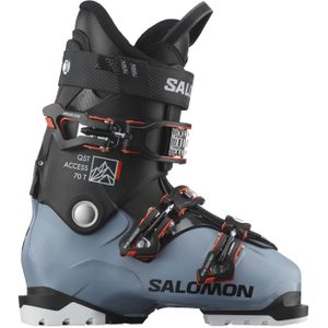 Salomon - Kinder skischoenen - Qst Access 70 T Copen Blue/Black/Orange voor Unisex - Kindermaat 23\/23,5 - Blauw