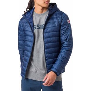 Rossignol - Jassen - Rossi Light Hood Jacket Dark Navy voor Heren - Maat M - Marine blauw