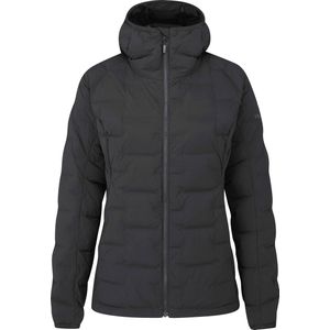 Rab - Dames wandel- en bergkleding - Cubit Stretch Down Hoody W Ebony voor Dames - Maat 10 UK - Grijs