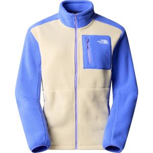 The North Face - Dames sweatshirts en fleeces - W Yumiori Full Zip Gravel/Solar Blue voor Dames - Maat M - Beige