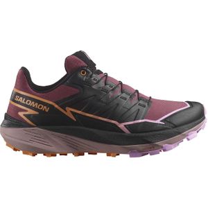 Salomon - Trailschoenen - Thundercross W Nocturne/Black/Papaya voor Dames - Maat 6,5 UK - Bordeauxrood