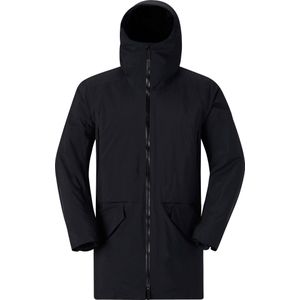 Norrona - Jassen - Oslo Gore-Tex Thermo160 Parka M'S Caviar Black voor Heren - Maat M - Zwart