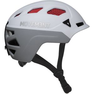 Movement - Helmen - 3Tech Alpi Honeycomb Women White/Carmin voor Dames - Maat 52-56 cm - Wit
