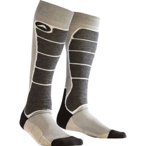 Monnet - Skisokken - Fusion Socks White voor Unisex van Wol - Maat 43-44 - Wit