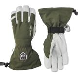 Hestra - Skihandschoenen - Glove Army Leather Heli Ski Olive voor Unisex - Maat 8 - Kaki