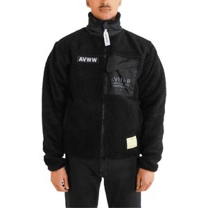 Avnier - Sweatshirts en fleeces - Fleece Jacket Acoustic Black V2 voor Heren van Technische stof - Maat XL - Zwart