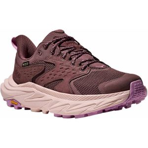 Hoka - Heren wandelschoenen - Anacapa 2 Low GTX W Smoky Quartz / Cosmic Pearl voor Dames van Gerecycled Polyester - Maat 7,5 US - Bruin