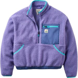 Passenger - Dames sweatshirts en fleeces - Ravi Recycled Sherpa Fleece W Retro Purple voor Dames van Gerecycled Polyester - Maat M - Paars