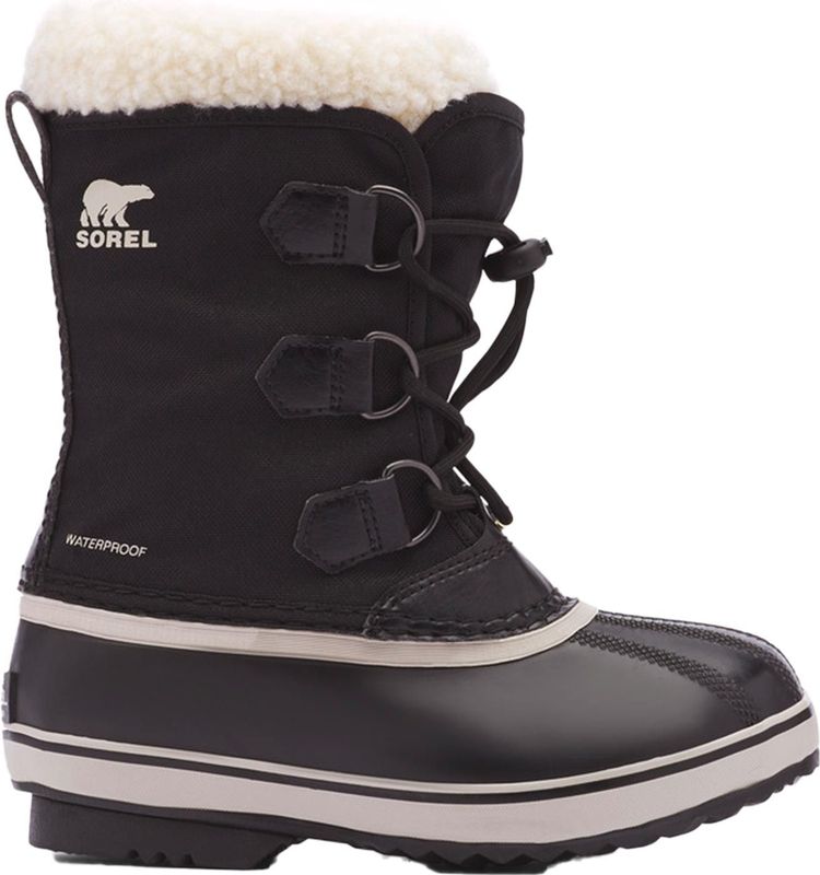 Sorel - AprÃ¨s-skischoenen - Yoot Pacâ„¢ Nylon Wp Black voor Unisex - Kindermaat 4 US - Zwart