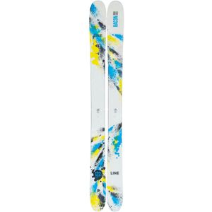 Line - Ski's - Bacon 122 Tw 2024 voor Unisex van Hout - Maat 185 cm - Wit