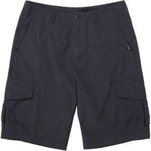 Volcom - Korte broeken - Grande Barracks Cargo 22 Asphalt Black voor Heren van Katoen - Maat 31 US - Grijs