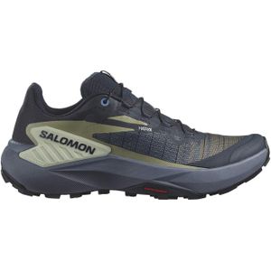 Salomon - Trailschoenen - Genesis W Carbon/Grisaille/Aloe Wash voor Dames - Maat 4,5 UK - Grijs