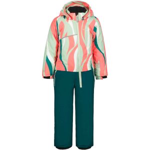 Icepeak - Kinder skipakken - Jizan Kids Wadded Overall Aloe Vera voor Unisex - Kindermaat 98 cm - Groen