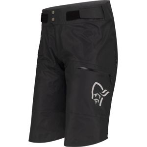Norrona - Mountainbike kleding - FjÃ¸rÃ¥ Gore-Tex Pro Shorts M'S Caviar voor Heren - Maat L - Zwart