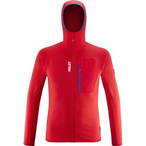 Millet - Fleeces - Trilogy Lightgrid Hoodie M Red voor Heren - Maat L - Rood