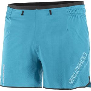 Salomon - Trail / Running kleding - Sense Aero 5'' Shorts M Tahitian Tide voor Heren - Maat M - Blauw