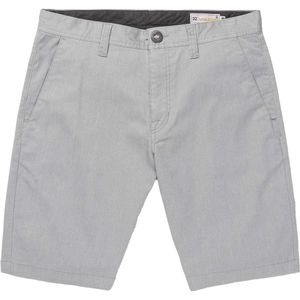 Volcom - Korte broeken - Frickin Modern Stretch Short 21 Grey voor Heren - Maat 34 US - Grijs