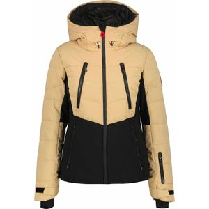 Icepeak - Dames donsjassen - Electra W Wadded Jacket Beige voor Dames - Maat 36 FI