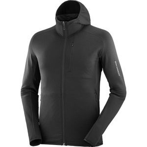 Salomon - Fleeces - Essential LTWarm HD M Deep Black voor Heren - Maat M - Zwart