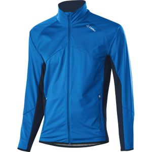 Loffler - Langlaufkleding - M Jacket Alpha Ws Light Marin voor Heren - Maat S - Marine blauw