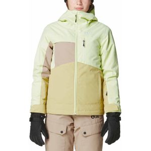 Picture Organic Clothing - Kinder ski jassen - Kamelya Jkt Silt Green Orchid voor Unisex - Kindermaat 12 jaar - Groen