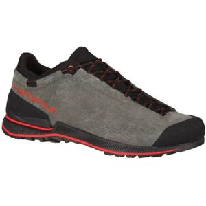 La Sportiva - Heren wandelschoenen - TX2 Evo Leather Carbon/Goji voor Heren - Maat 45.5 - Grijs