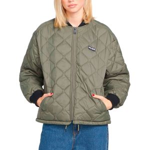 Volcom - Jassen - Milie Jacket Wintermoss voor Dames - Maat M - Groen