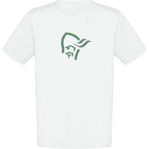 Norrona - T-shirts - /29 Cotton Viking T-Shirt M Pure White voor Heren van Katoen - Maat L - Wit